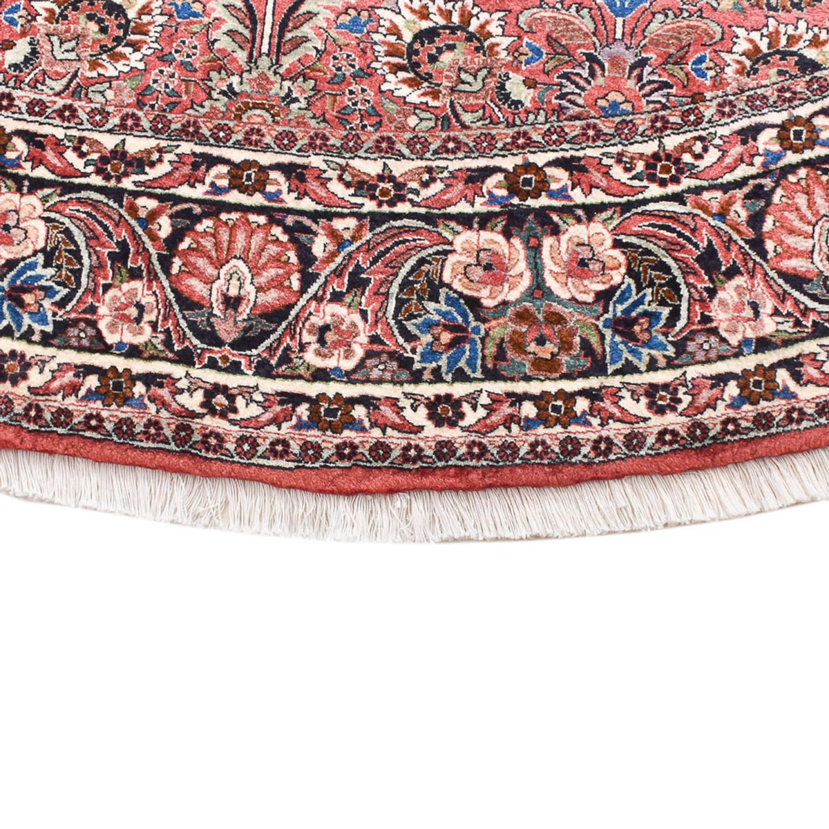 Dywan perski - Bijar okrągły  - 250 x 250 cm - rdza