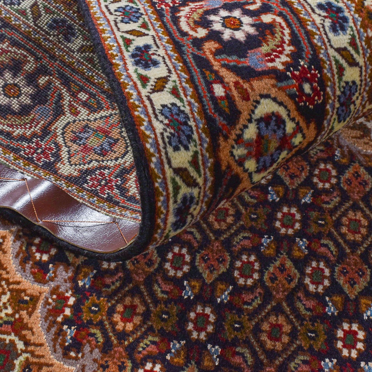 Dywan perski - Tabriz - Królewski - 202 x 152 cm - brązowy