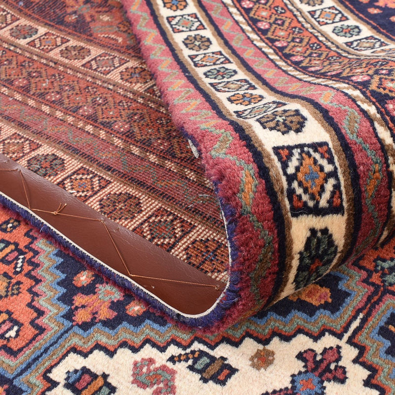 Perski dywan - Nomadyczny - 245 x 178 cm - jasna czerwień