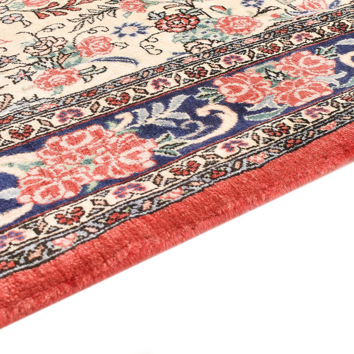 Biegacz Dywan perski - Bijar - 220 x 80 cm - kremowy