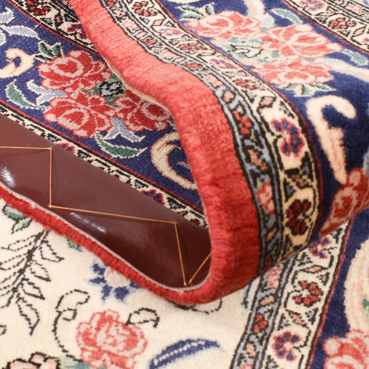 Biegacz Dywan perski - Bijar - 220 x 80 cm - kremowy