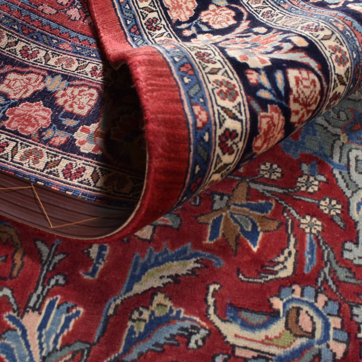 Dywan perski - Bijar - 295 x 220 cm - czerwony