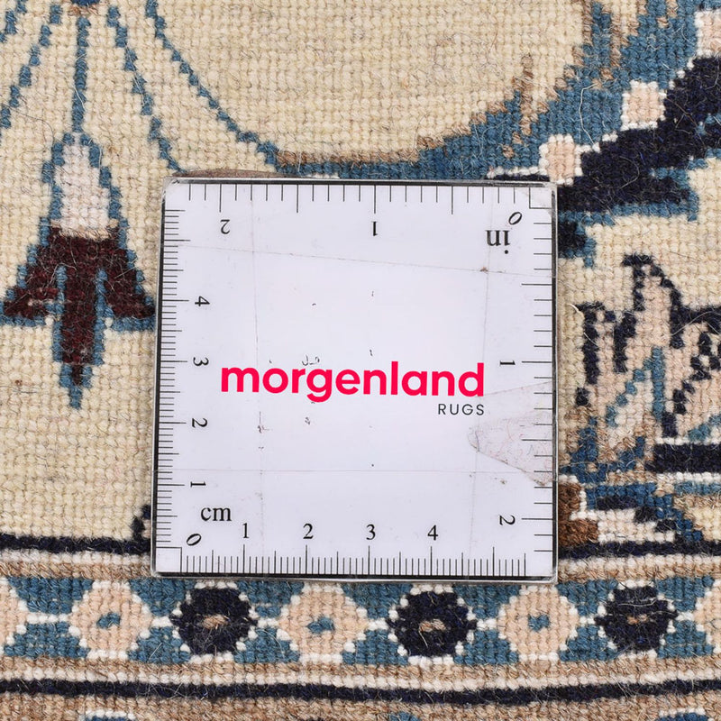 Biegacz Dywan perski - Nain - Królewski - 196 x 61 cm - kremowy