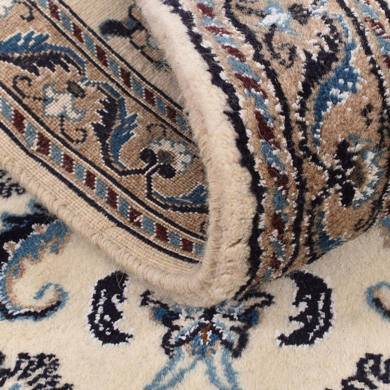 Biegacz Dywan perski - Nain - Królewski - 195 x 58 cm - kremowy