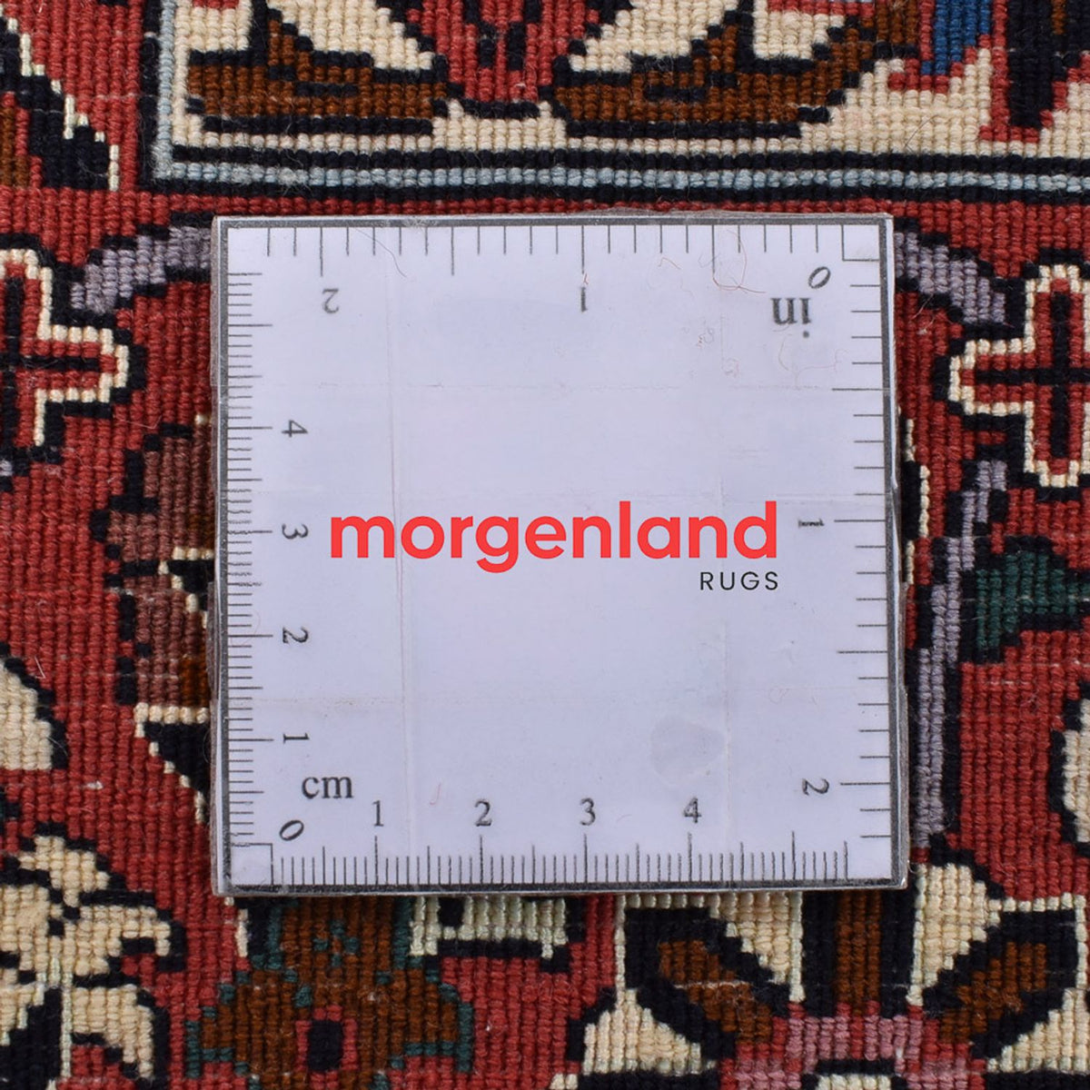 Dywan perski - Bijar kwadratowy  - 255 x 241 cm - rdza