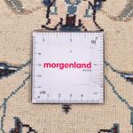 Biegacz Dywan perski - Nain - Królewski - 202 x 63 cm - kremowy