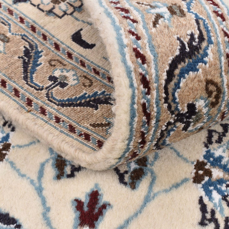 Biegacz Dywan perski - Nain - Królewski - 198 x 59 cm - kremowy