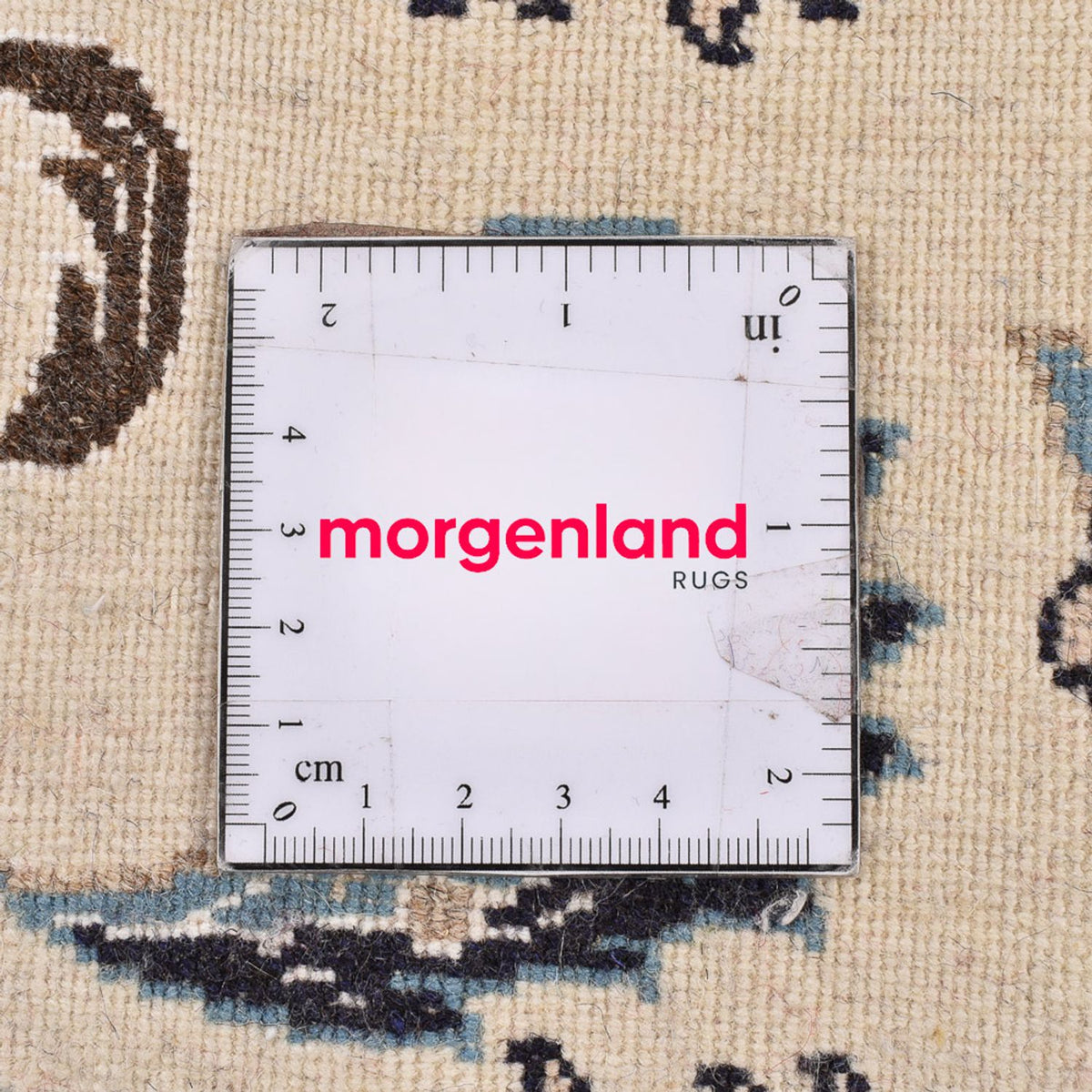 Biegacz Dywan perski - Nain - Królewski - 198 x 59 cm - kremowy