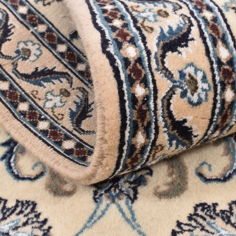 Biegacz Dywan perski - Nain - Królewski - 195 x 57 cm - kremowy