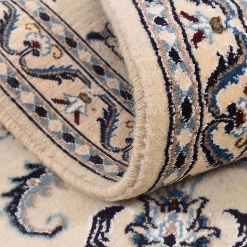 Biegacz Dywan perski - Nain - Królewski - 192 x 58 cm - kremowy