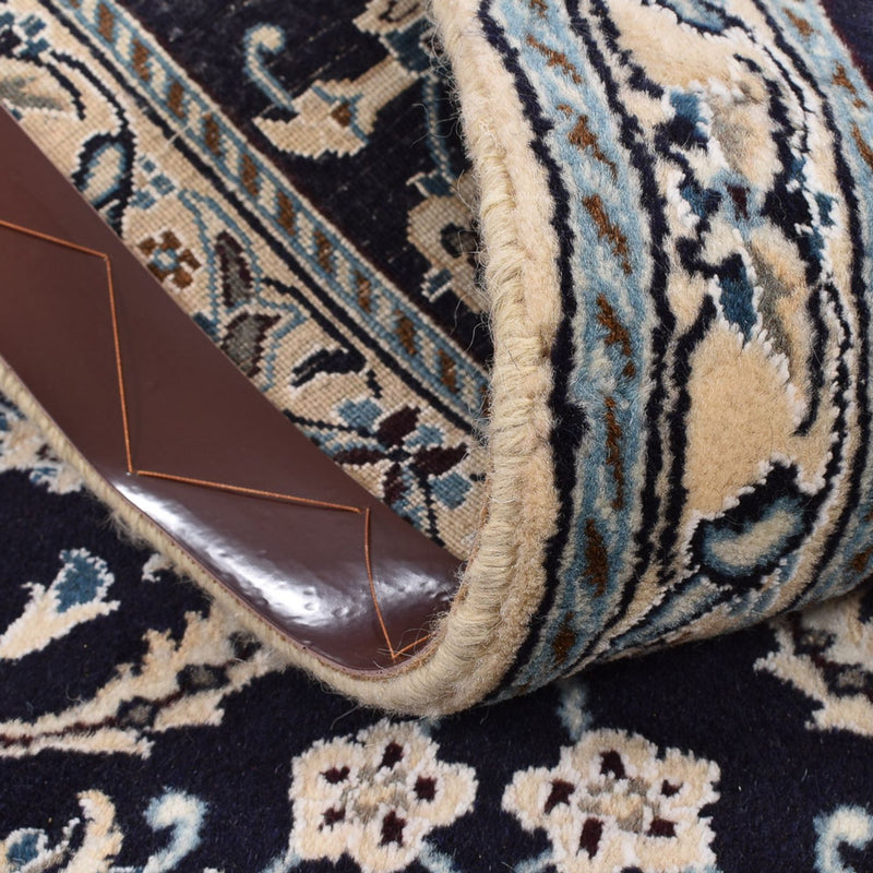 Biegacz Dywan perski - Nain - Królewski - 203 x 62 cm - ciemnoniebieski