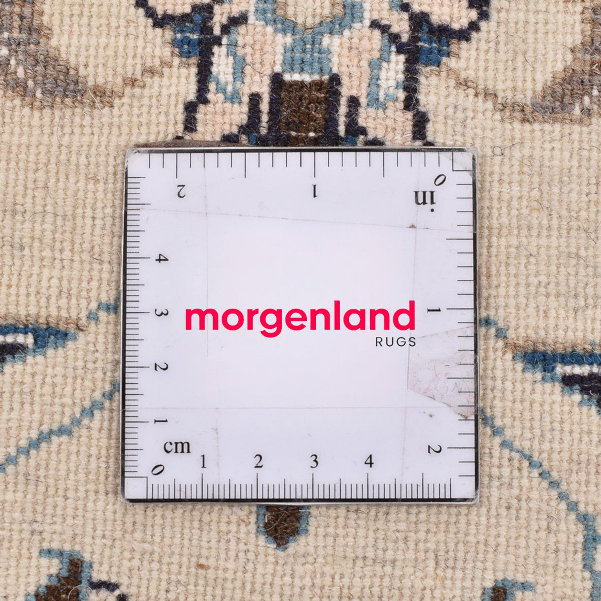 Biegacz Dywan perski - Nain - Królewski - 202 x 63 cm - kremowy