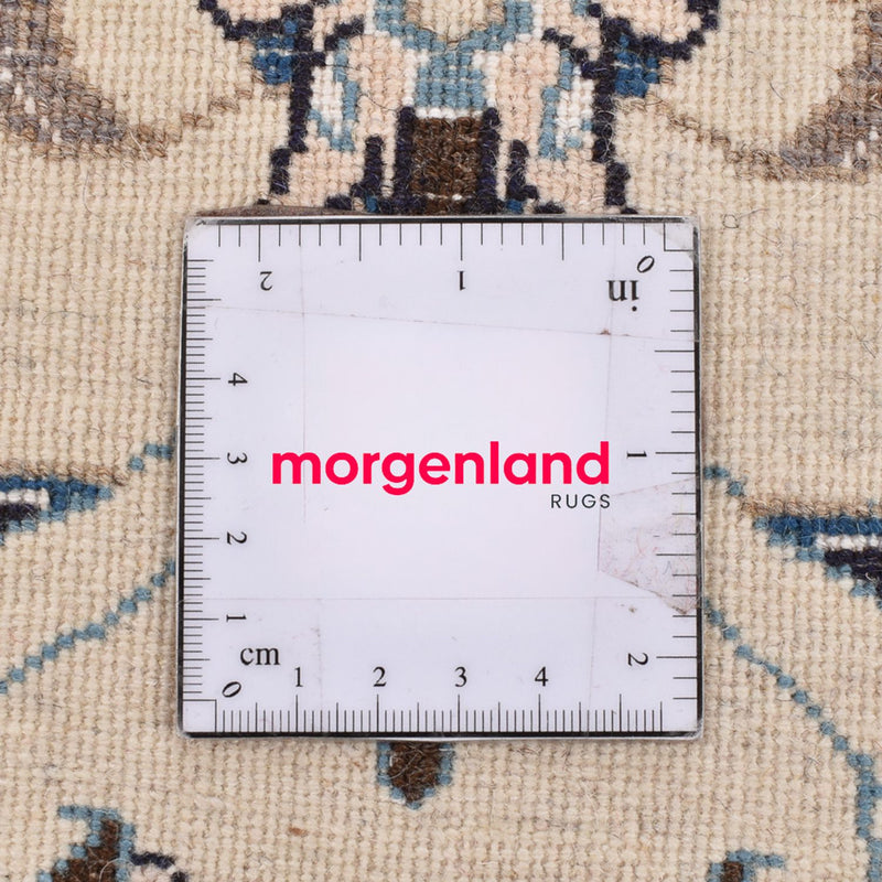 Biegacz Dywan perski - Nain - Królewski - 202 x 63 cm - kremowy