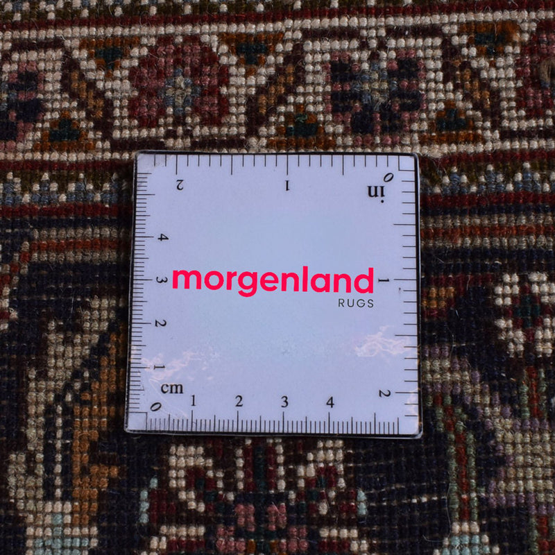 Dywan perski - Tabriz - Królewski - 205 x 152 cm - antracyt