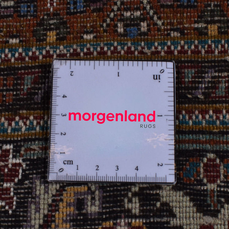 Dywan perski - Tabriz - Królewski - 206 x 158 cm - antracyt