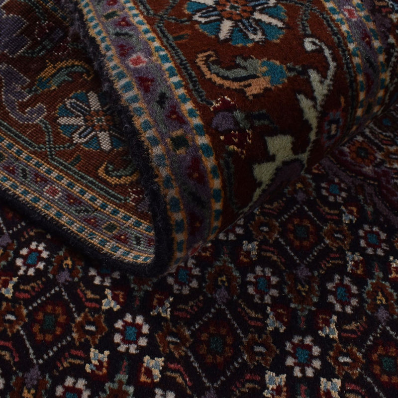 Dywan perski - Tabriz - Królewski - 204 x 150 cm - antracyt