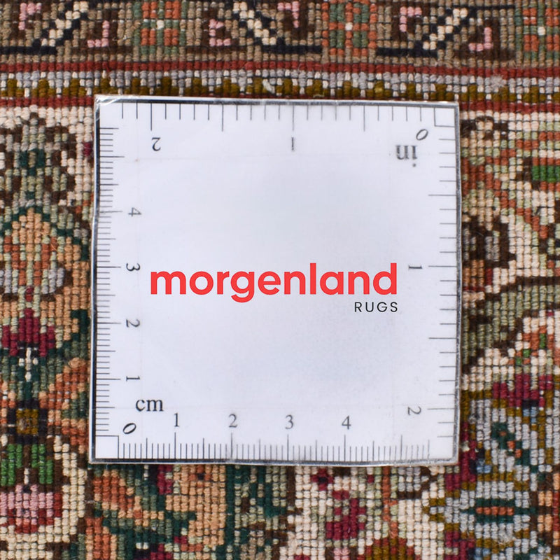 Biegacz Dywan perski - Tabriz - Królewski - 404 x 200 cm - piaskowy