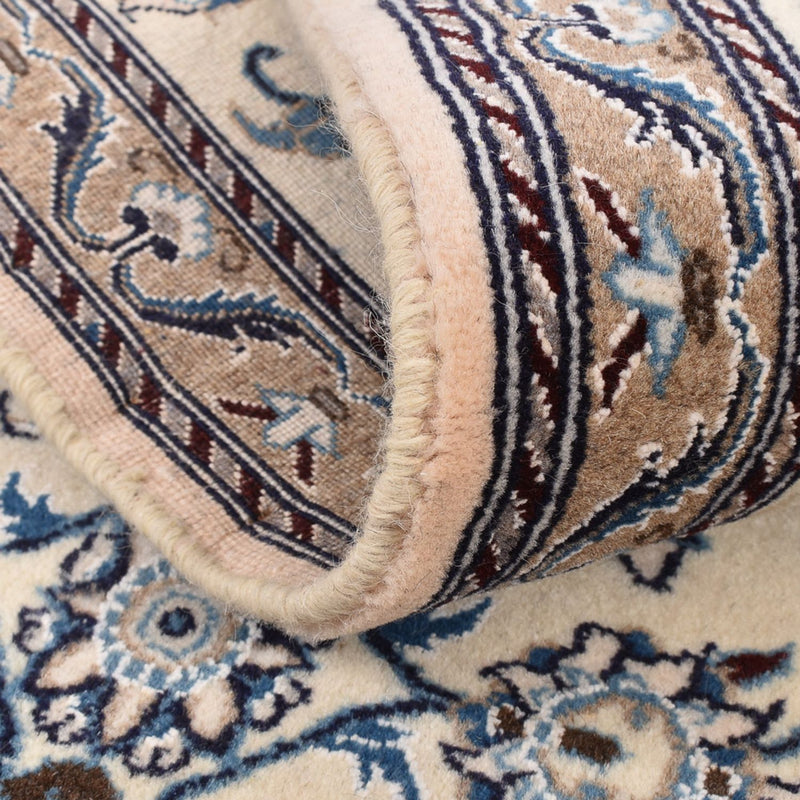 Biegacz Dywan perski - Nain - Królewski - 195 x 60 cm - kremowy