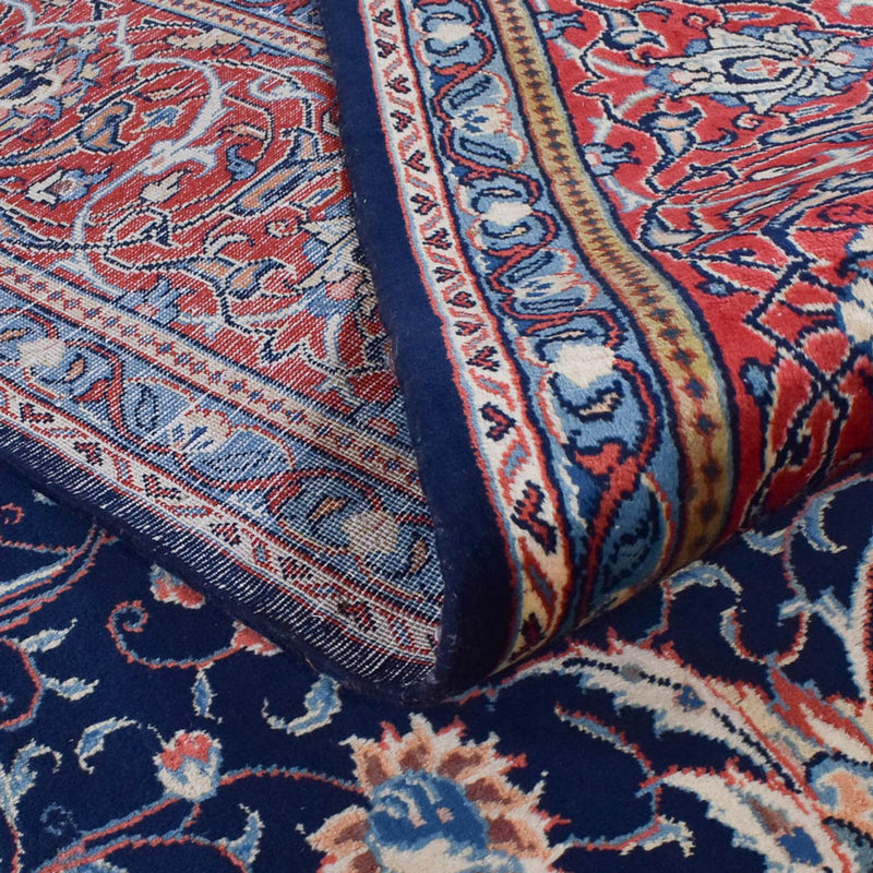 Dywan perski - Klasyczny - 377 x 283 cm - ciemnoniebieski