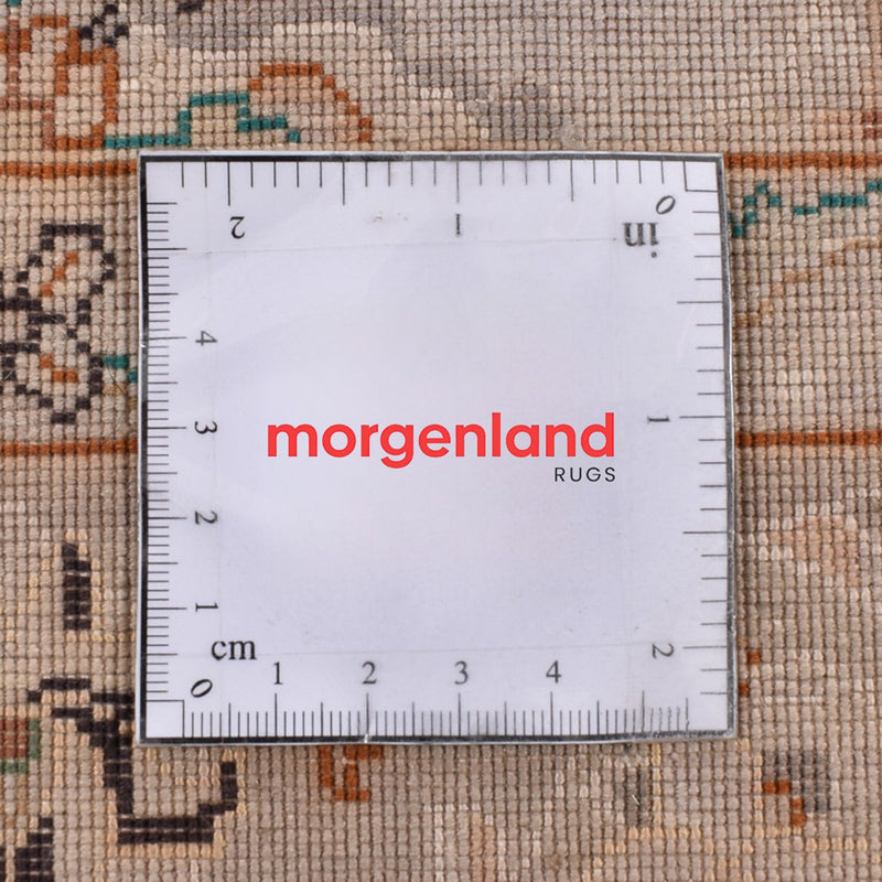 Biegacz Dywan perski - Tabriz - Królewski - 205 x 81 cm - beżowy