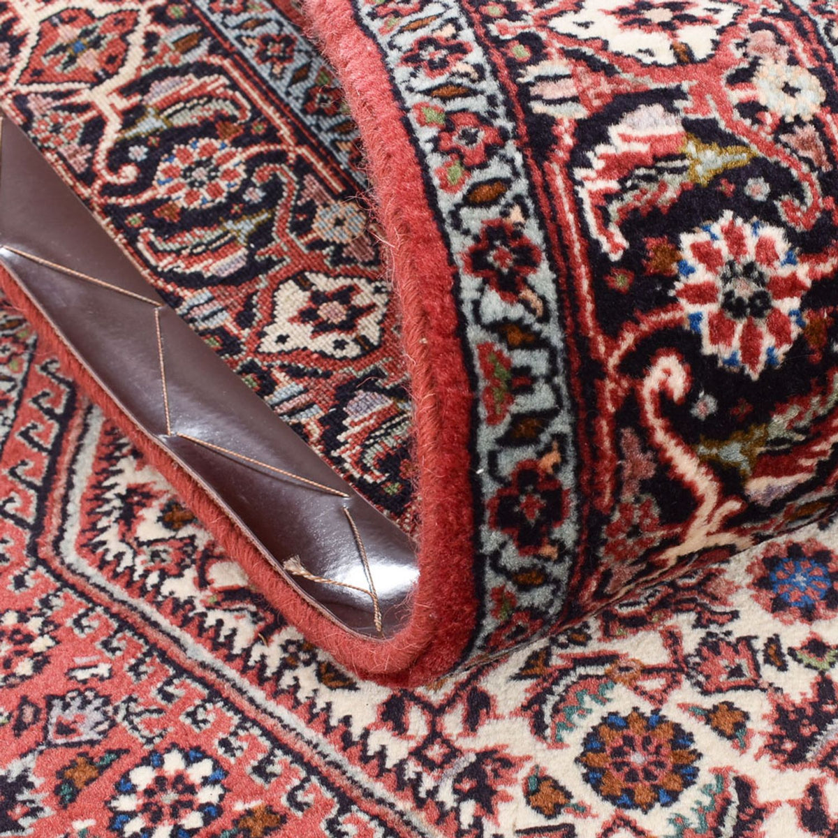 Biegacz Dywan perski - Bijar - 397 x 80 cm - terakota