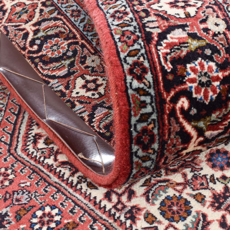 Biegacz Dywan perski - Bijar - 397 x 80 cm - terakota