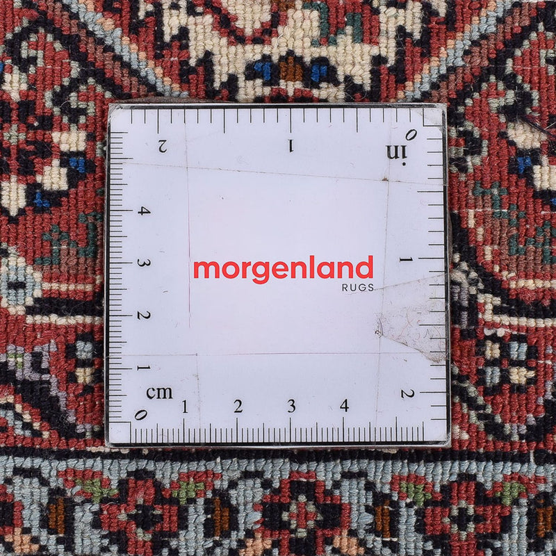 Biegacz Dywan perski - Bijar - 397 x 80 cm - terakota