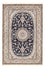 Dywan perski - Nain - Premium - 198 x 131 cm - ciemnoniebieski