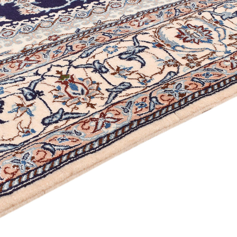 Dywan perski - Nain - Premium - 198 x 131 cm - ciemnoniebieski