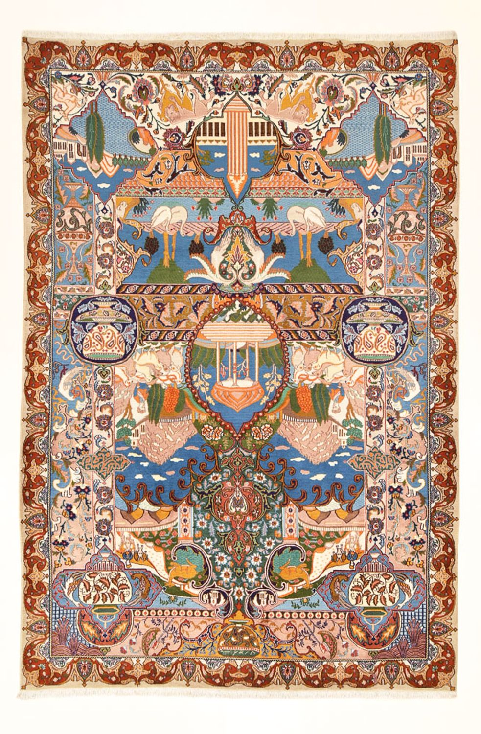 Dywan perski - Klasyczny - 302 x 201 cm - wielokolorowy