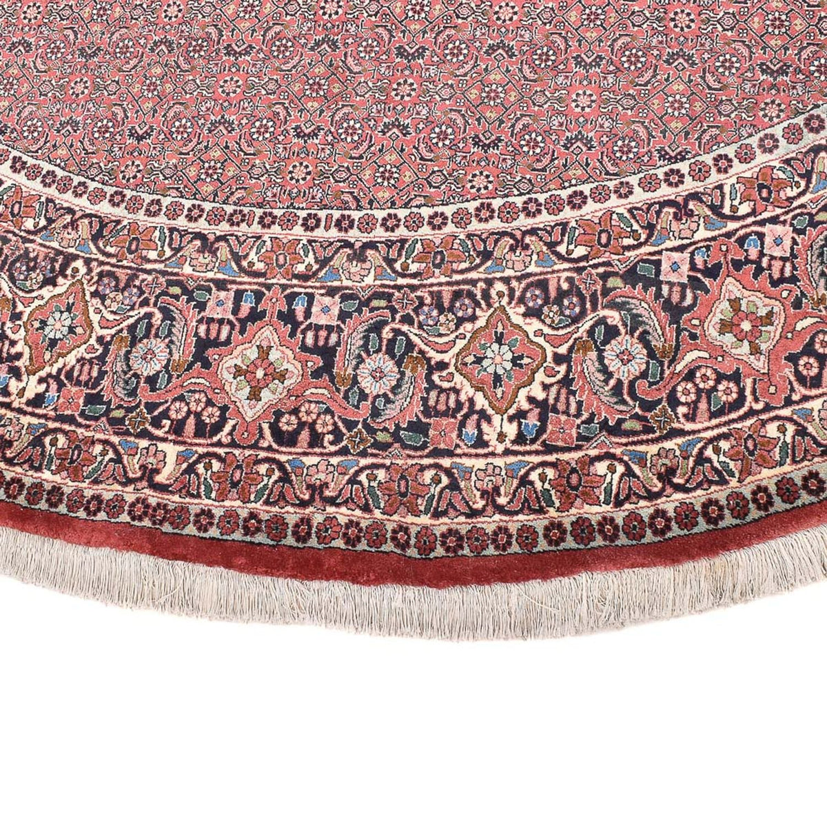 Dywan perski - Bijar okrągły  - 300 x 300 cm - rdza