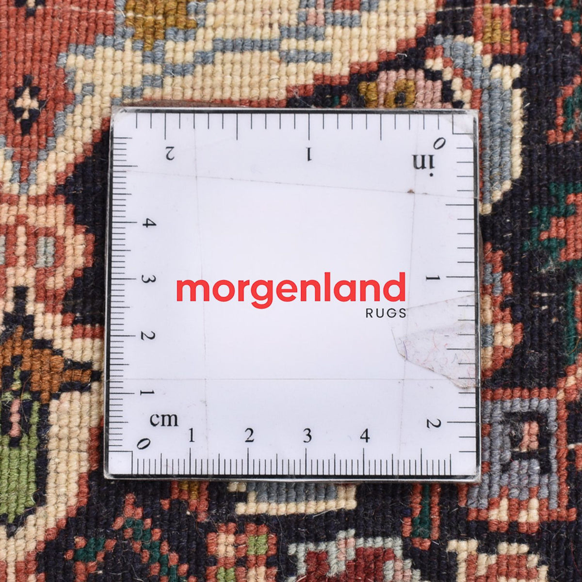 Dywan perski - Bijar - 70 x 50 cm - ciemny beż