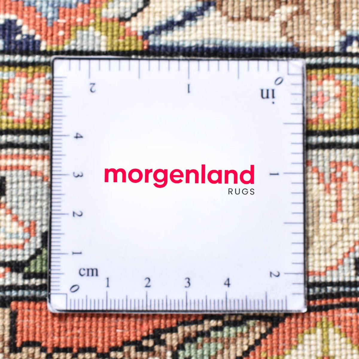 Perski dywan - Ghom - Królewski - 194 x 137 cm - ciemnoniebieski