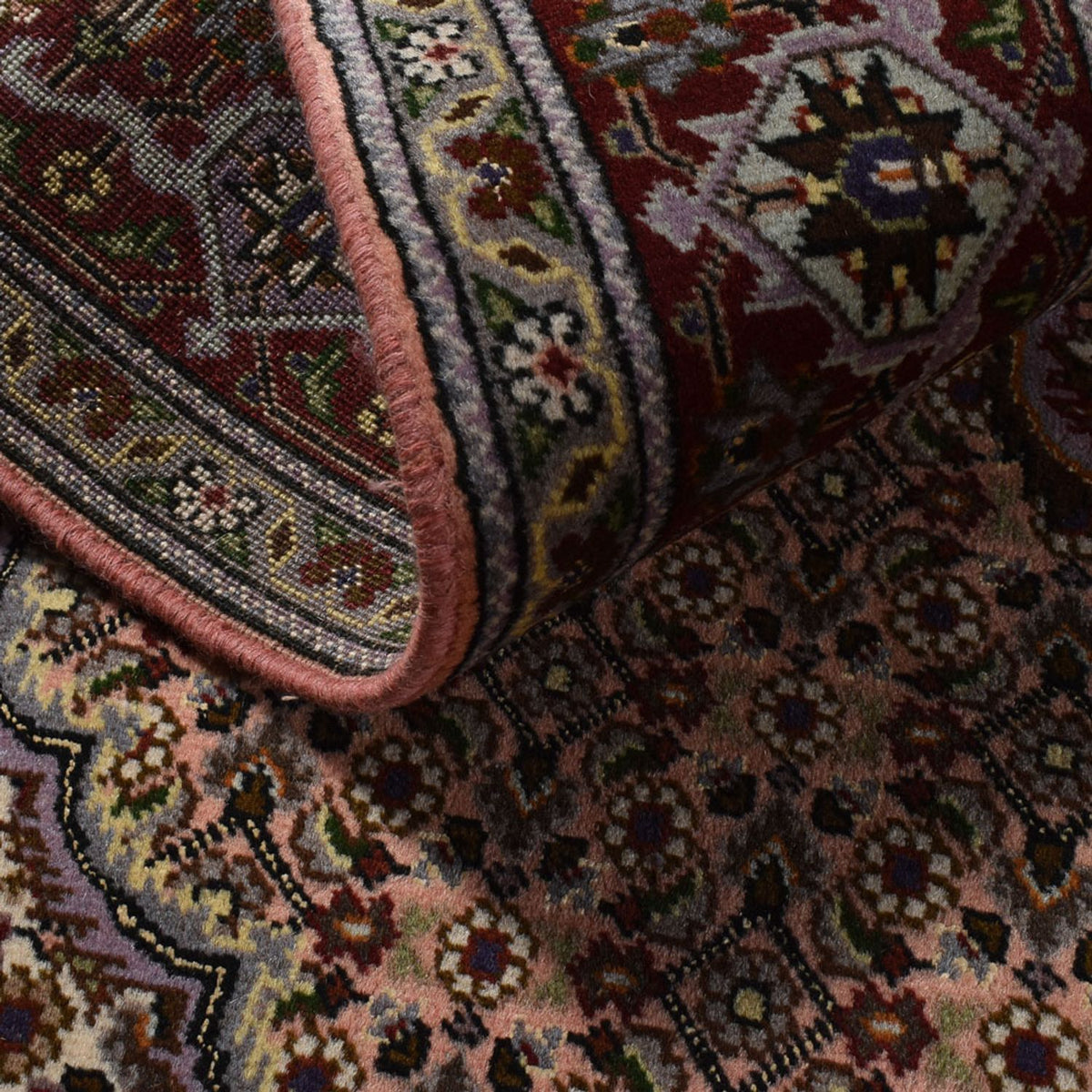 Dywan perski - Tabriz - Królewski - 202 x 150 cm - jasnobrązowy