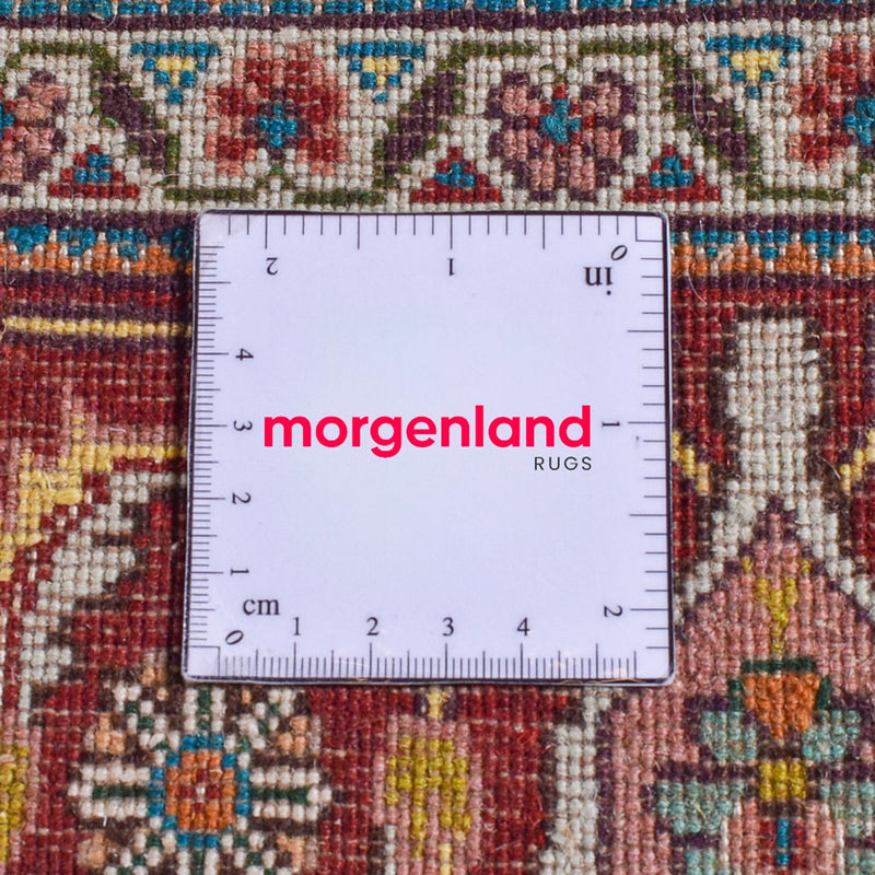 Dywan perski - Tabriz - Królewski - 198 x 156 cm - ciemnobrązowy