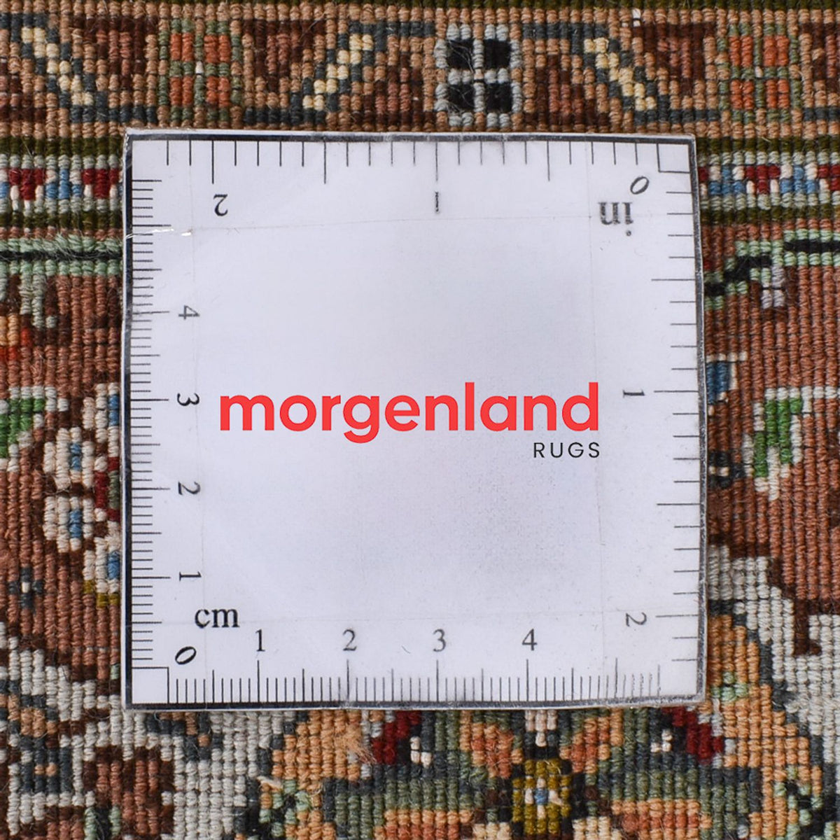 Biegacz Dywan perski - Tabriz - Królewski - 403 x 200 cm - jasnobrązowy