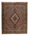 Tabriz - 40 Raj Dywan 155x190cm - Dywan perski - Prostokątny / Jasna czerwień / 155 x 190 cm Prostokątny