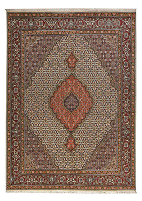 Dywan perski - Tabriz - Królewski - 210 x 153 cm - piaskowy