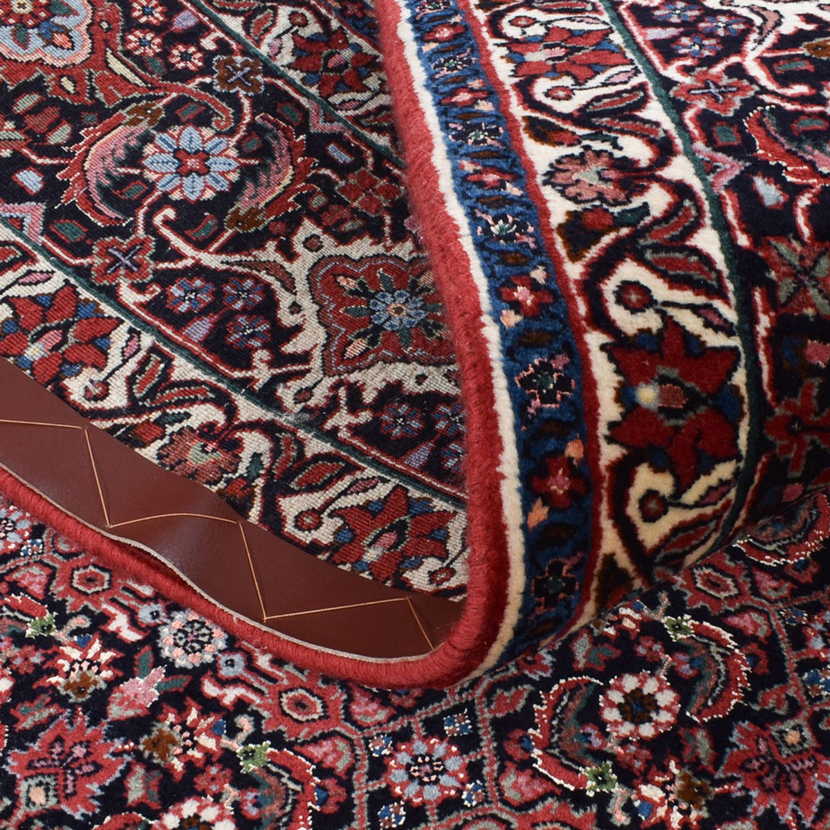 Dywan perski - Bijar kształt specjalny  - 390 x 210 cm - rdza