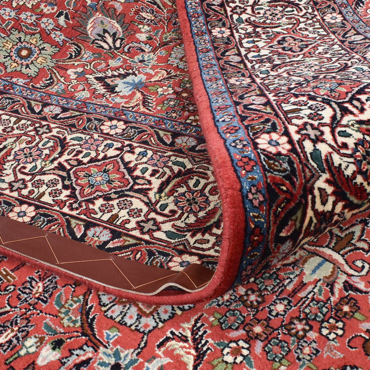 Biegacz Dywan perski - Bijar - 404 x 206 cm - rdza