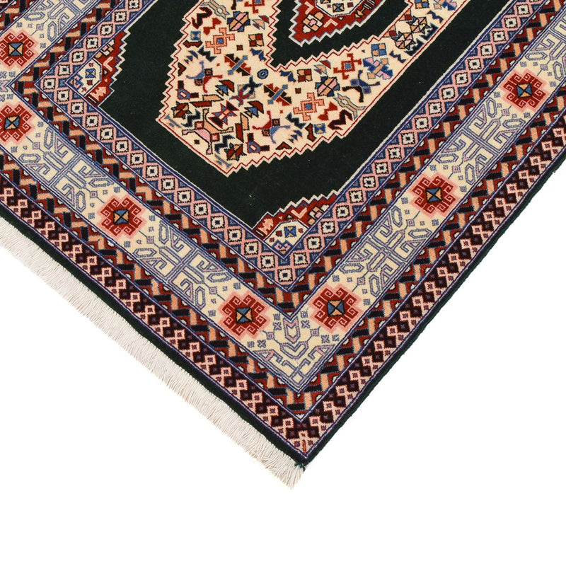 Biegacz Dywan perski - Tabriz - Premium - 372 x 74 cm - ciemnoniebieski
