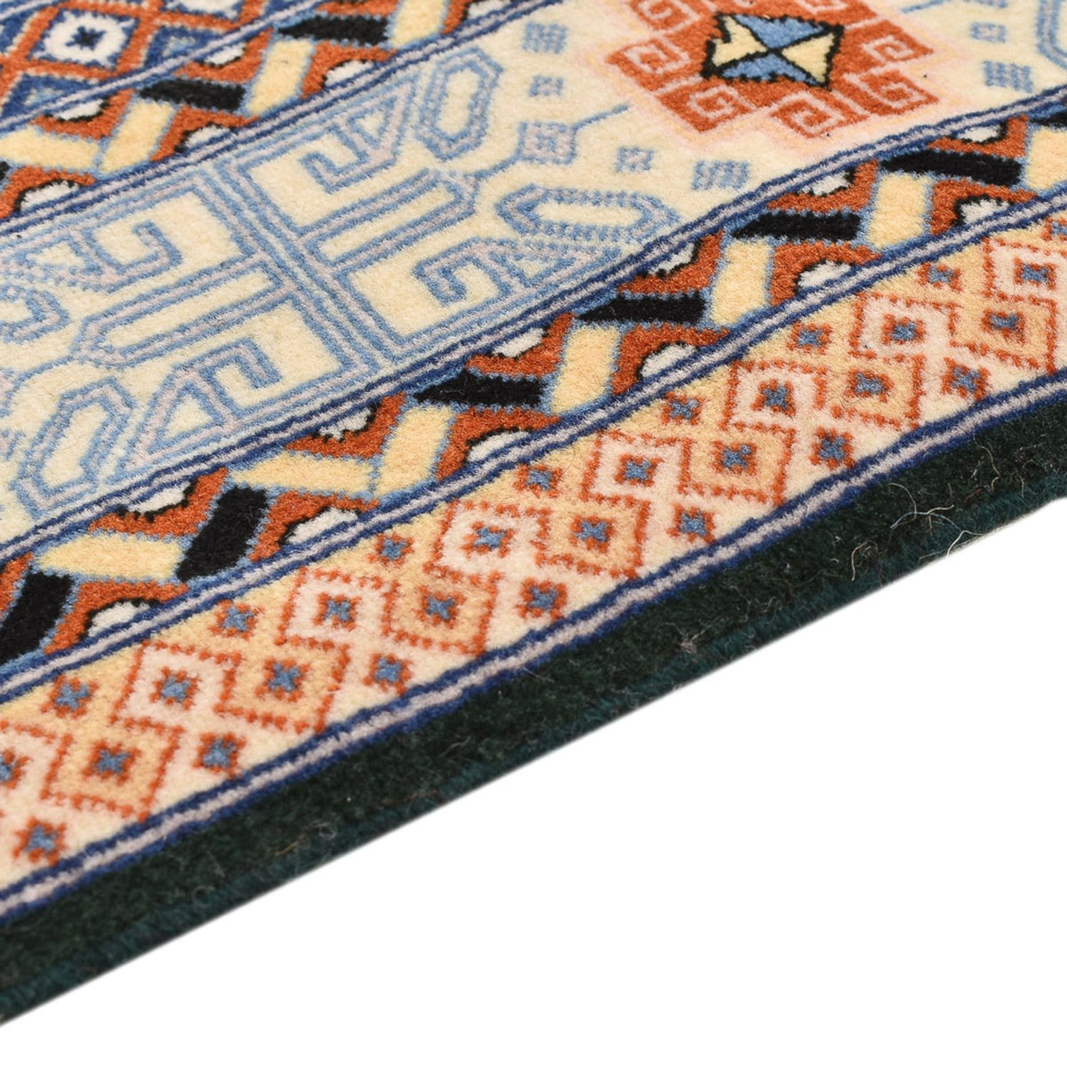 Biegacz Dywan perski - Tabriz - Królewski - 182 x 77 cm - ciemnoniebieski