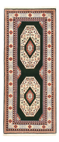 Biegacz Dywan perski - Tabriz - Królewski - 182 x 75 cm - ciemnoniebieski
