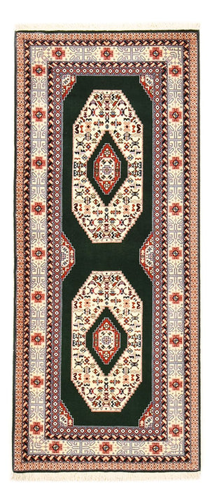 Biegacz Dywan perski - Tabriz - Królewski - 182 x 75 cm - ciemnoniebieski