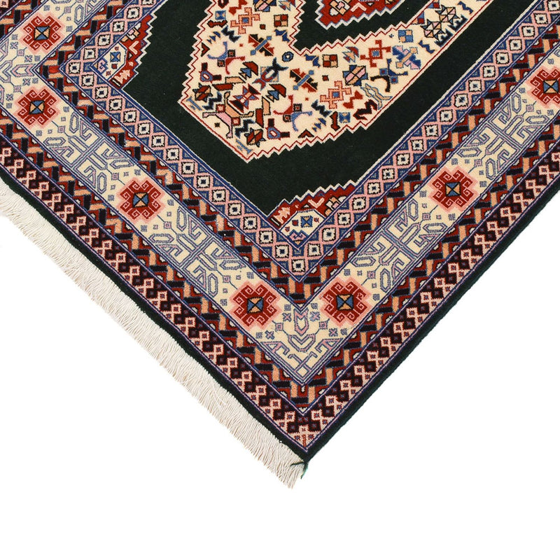 Biegacz Dywan perski - Tabriz - Premium - 370 x 75 cm - ciemnoniebieski