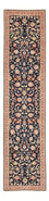 Biegacz Dywan perski - Tabriz - Premium - 300 x 68 cm - ciemnoniebieski