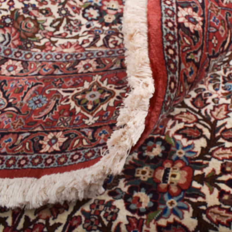 Dywan perski - Bijar okrągły  - 250 x 250 cm - jasna czerwień