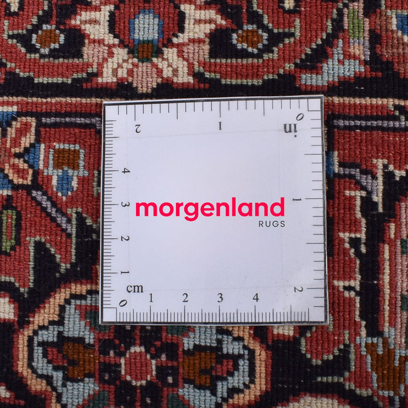 Dywan perski - Bijar okrągły  - 250 x 250 cm - jasna czerwień