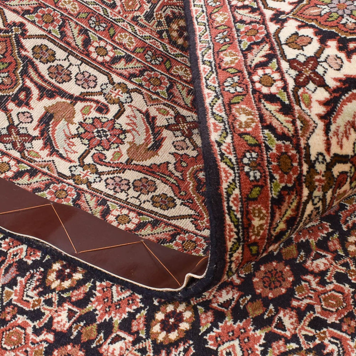 Biegacz Dywan perski - Bijar - 395 x 203 cm - rdza