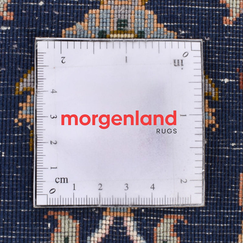 Biegacz Dywan perski - Tabriz - Premium - 293 x 65 cm - ciemnoniebieski